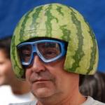 watermelon helmet