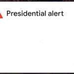 presidential alert blank meme