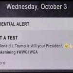 Trump alert