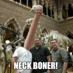 Long Neck | NECK BONER! | image tagged in long neck | made w/ Imgflip meme maker