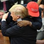 Kanye Hugs Trump