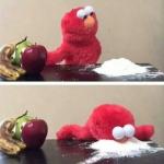 Elmo cocaine Meme Template