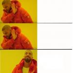 Drake 3 row meme