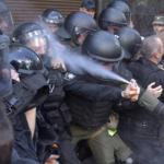 women in the riot police