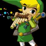 Link playing Spirit Flute