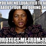 Protect me from yourself | WHEN YOU ARE NOT QUALIFIED TO ANSWER QUESTIONS ABOUT YOUR JOB DURING AN INTERVIEW:; PLEASE PROTECT ME FROM YOURSELF | image tagged in protect me from yourself | made w/ Imgflip meme maker