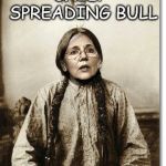 warren indian | CHIEF SPREADING BULL | image tagged in warren indian | made w/ Imgflip meme maker