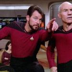 Riker Pointing Star Trek Next Generation bridge picard data
