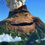 Moana volcano meme
