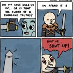 the talking sword meme