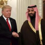 Trump and Prince Mohammed Bin Salman meme