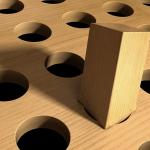 Square peg round hole