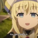 You get used to it