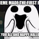 Spoopy | MY MEME MADE THE FIRST PAGE! THANK YOU ALL AND HAPPY HALLOWEEN! | image tagged in spoopy | made w/ Imgflip meme maker