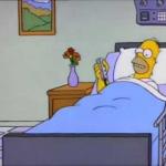 Homer Hospital Bed meme