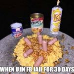 Dats Nasty | WHEN U IN FB JAIL FOR 30 DAYS | image tagged in dats nasty | made w/ Imgflip meme maker