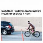 Florida Man Bicycle meme