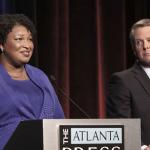 Stacey Abrams and Brian Kemp meme
