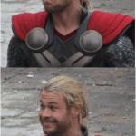 Thor Sad Then Happy meme