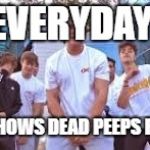 Jake Paul It's Everyday Bro | IT'S EVERYDAY BRO; MY BRO SHOWS DEAD PEEPS FOR VIEWS | image tagged in jake paul it's everyday bro | made w/ Imgflip meme maker