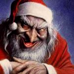 Creepy Santa meme