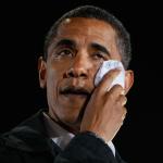 Obama tears