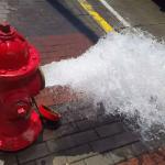 Fire hydrant exploding meme
