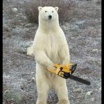 polar bear chainsaw