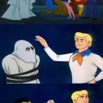 Scooby Doo Unmasking meme