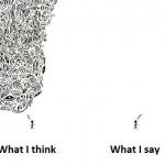 what I think what I say