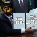 FNAF has died meme