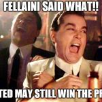 Goodfellows on Dems | FELLAINI SAID WHAT!! UNITED MAY STILL WIN THE PREM. | image tagged in goodfellows on dems | made w/ Imgflip meme maker