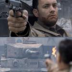Tom Hanks VS Tank meme