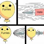 Furry Hate meme