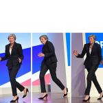 Theresa May Walking meme