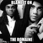 Blame it on the romaine | BLAME IT ON; THE ROMAINE | image tagged in blame it on the romaine | made w/ Imgflip meme maker