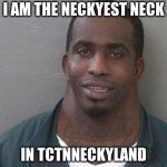 Big Neck Guy | I AM THE NECKYEST NECK; IN TCTNNECKYLAND | image tagged in big neck guy | made w/ Imgflip meme maker