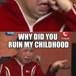 crying ukrainian kid 3 panel | OH MY GOD STEPHEN HILLENBURG IS DEAD; WHY DID YOU RUIN MY CHILDHOOD; IT’S GOT TO BE MY WORST DAY EVER | image tagged in crying ukrainian kid 3 panel,rip stephen hillenburg,spongebob | made w/ Imgflip meme maker