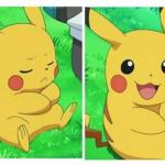 Pikachu before and after meme
