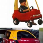 Tikes Smart Car | MIND BLOWN! | image tagged in tikes smart car | made w/ Imgflip meme maker