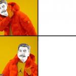 Stalin hotline meme