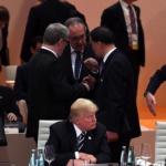 Trump alone at G20 meme