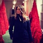 Melania Red Christmas Trees