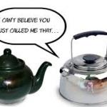 the pot that called the kettle black