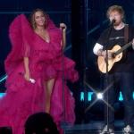 Beyonce and Ed Sheeran