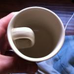 Coffee Cup with inside handle meme