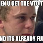 Amazon  | WHEN U GET THE VTO TEXT; AND ITS ALREADY FULL | image tagged in amazon | made w/ Imgflip meme maker