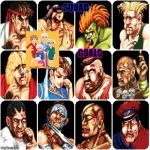 Characters from Street Fighter 2 | SQUAD; GOALS | image tagged in characters from street fighter 2 | made w/ Imgflip meme maker