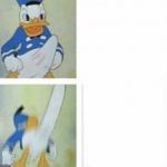donald duck boner meme
