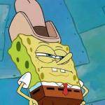 cowboy spongebob meme